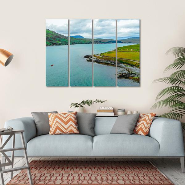 The Kyle Of Durness Scotland Canvas Wall Art-4 Horizontal-Gallery Wrap-34" x 24"-Tiaracle