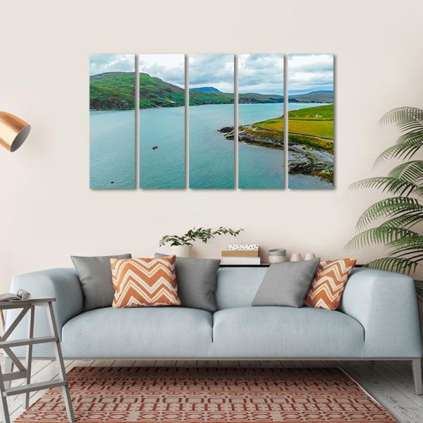 The Kyle Of Durness Scotland Canvas Wall Art-5 Horizontal-Gallery Wrap-22" x 12"-Tiaracle
