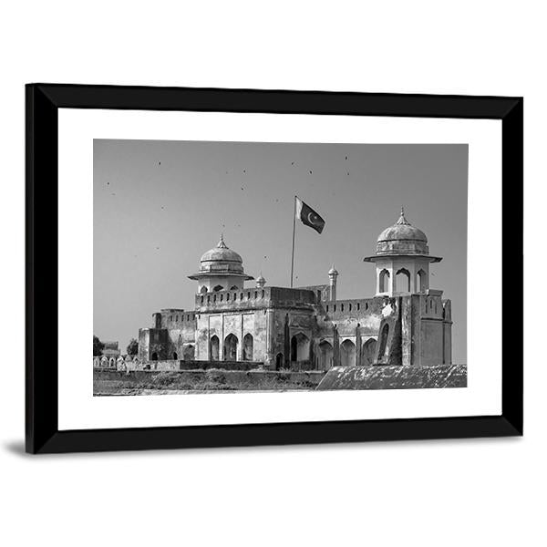 The Lahore Fort In Pakistan Canvas Wall Art-5 Horizontal-Gallery Wrap-22" x 12"-Tiaracle