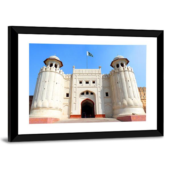The Lahore Fort Pakistan Canvas Wall Art-5 Horizontal-Gallery Wrap-22" x 12"-Tiaracle