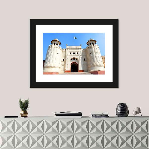 The Lahore Fort Pakistan Canvas Wall Art-5 Horizontal-Gallery Wrap-22" x 12"-Tiaracle