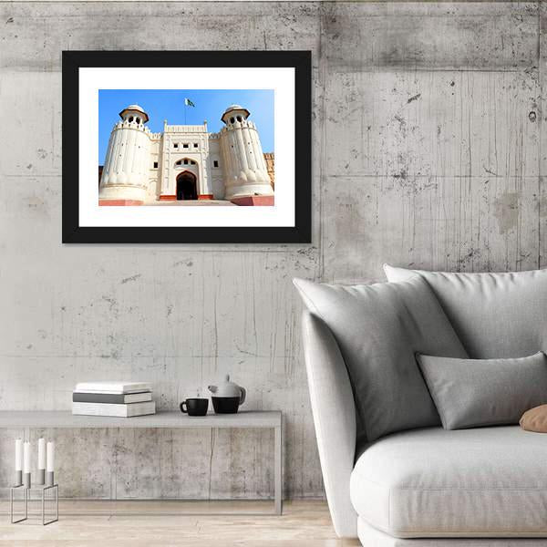 The Lahore Fort Pakistan Canvas Wall Art-5 Horizontal-Gallery Wrap-22" x 12"-Tiaracle
