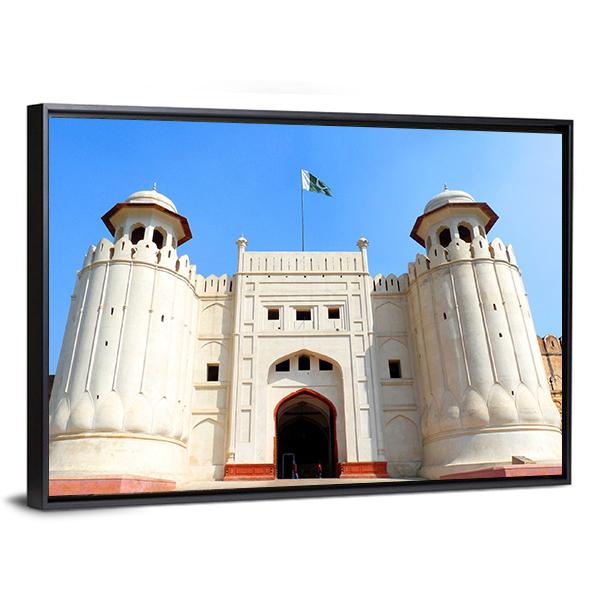 The Lahore Fort Pakistan Canvas Wall Art-5 Horizontal-Gallery Wrap-22" x 12"-Tiaracle