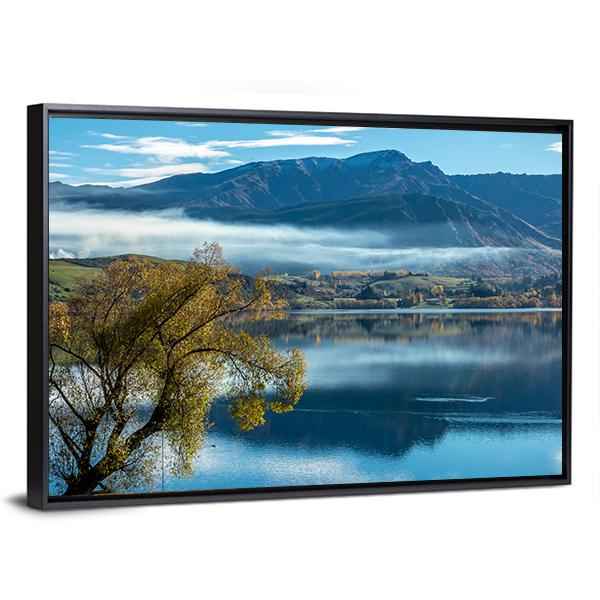 The lake Hayes Canvas Wall Art-3 Horizontal-Gallery Wrap-25" x 16"-Tiaracle