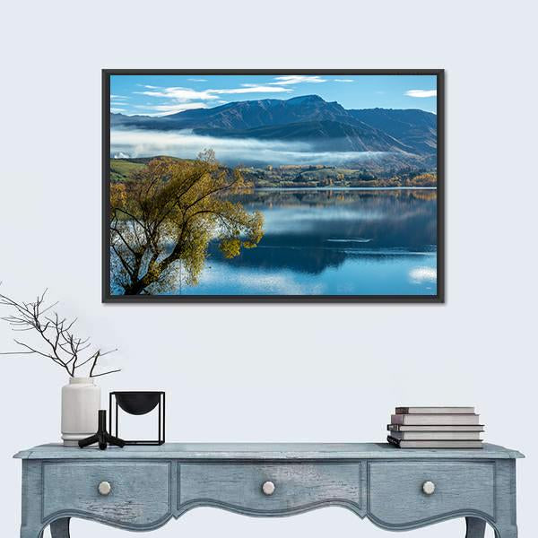 The lake Hayes Canvas Wall Art-3 Horizontal-Gallery Wrap-25" x 16"-Tiaracle
