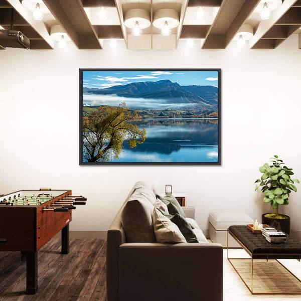 The lake Hayes Canvas Wall Art-3 Horizontal-Gallery Wrap-25" x 16"-Tiaracle