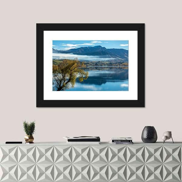 The lake Hayes Canvas Wall Art-3 Horizontal-Gallery Wrap-25" x 16"-Tiaracle