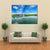 The Lake On A Summer Day Canvas Wall Art-1 Piece-Gallery Wrap-48" x 32"-Tiaracle