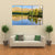 Scenic Mountain Lake In Summer Canvas Wall Art-3 Horizontal-Gallery Wrap-37" x 24"-Tiaracle