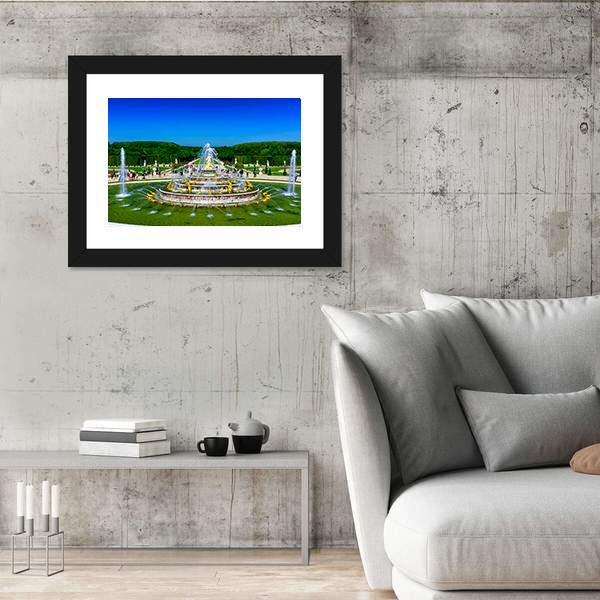 The Latona Fountain France Panoramic Canvas Wall Art-1 Piece-36" x 12"-Tiaracle