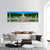 The Latona Fountain France Panoramic Canvas Wall Art-3 Piece-25" x 08"-Tiaracle