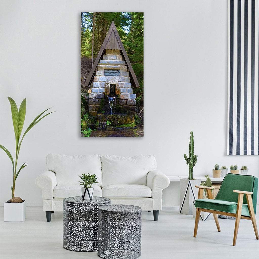 The Luznice River In Czech Republic Vertical Canvas Wall Art-1 Vertical-Gallery Wrap-12" x 24"-Tiaracle