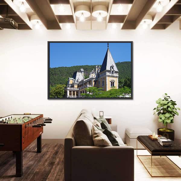 The Massandra Palace Canvas Wall Art-5 Horizontal-Gallery Wrap-22" x 12"-Tiaracle