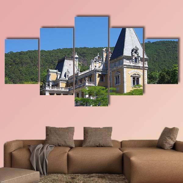 The Massandra Palace Canvas Wall Art-5 Star-Gallery Wrap-62" x 32"-Tiaracle