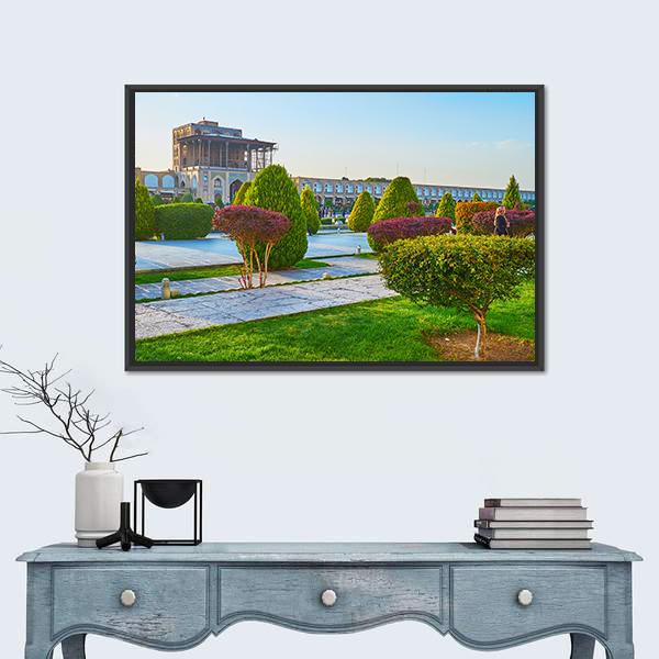 The Medieval Qapu Palace Canvas Wall Art-3 Horizontal-Gallery Wrap-25" x 16"-Tiaracle