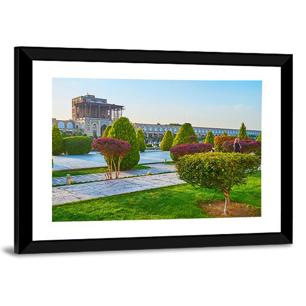 The Medieval Qapu Palace Canvas Wall Art-3 Horizontal-Gallery Wrap-25" x 16"-Tiaracle