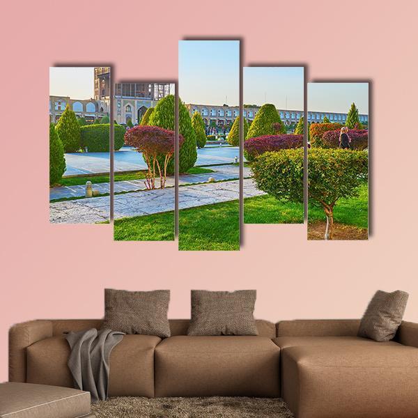 The Medieval Qapu Palace Canvas Wall Art-5 Pop-Gallery Wrap-47" x 32"-Tiaracle