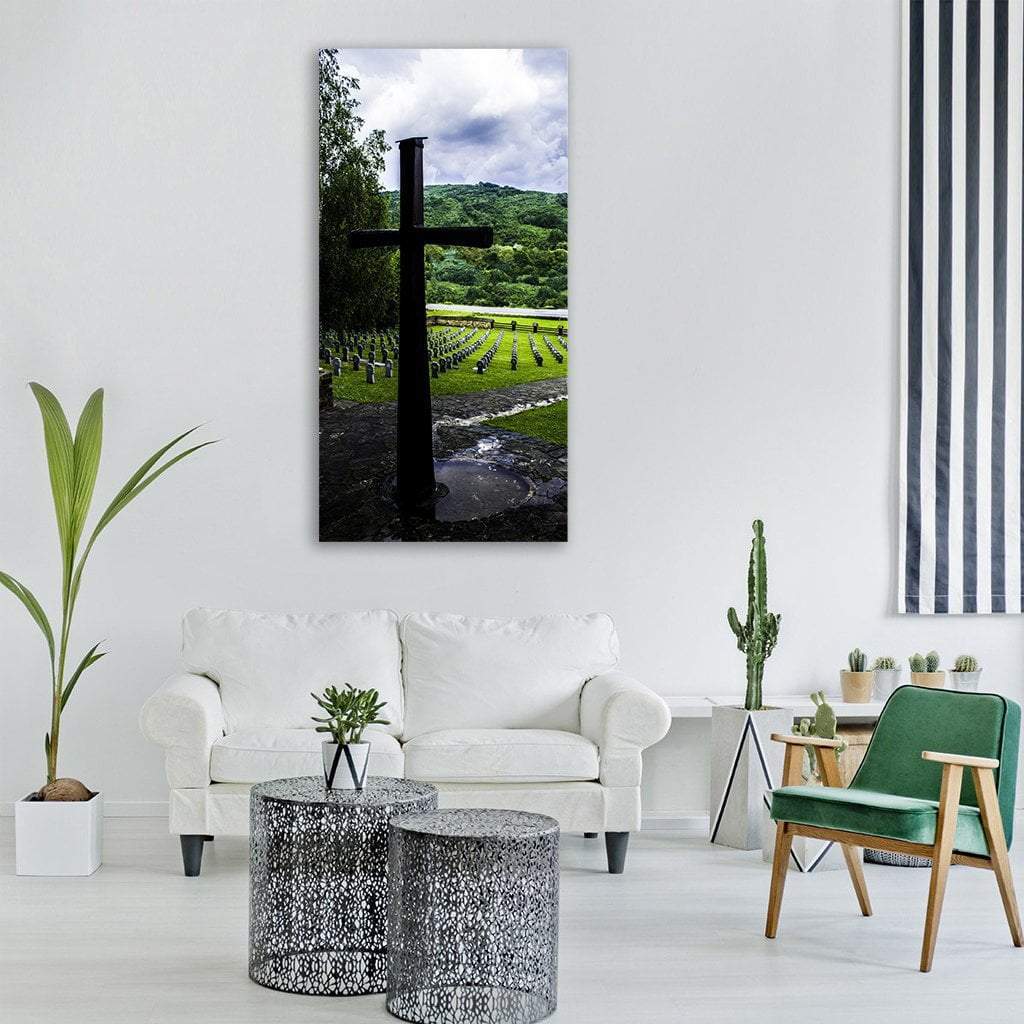 The Military Cemetery In Slovakia Vertical Canvas Wall Art-1 Vertical-Gallery Wrap-12" x 24"-Tiaracle