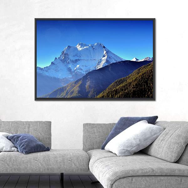 The Mountain Of God Canvas Wall Art-1 Piece-Floating Frame-24" x 16"-Tiaracle