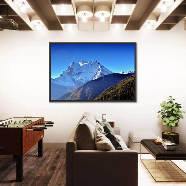 The Mountain Of God Canvas Wall Art-3 Horizontal-Gallery Wrap-25" x 16"-Tiaracle