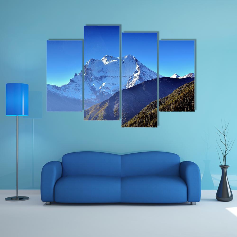The Mountain Of God Canvas Wall Art-4 Pop-Gallery Wrap-50" x 32"-Tiaracle