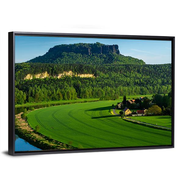The Mountain Pfaffenstein Canvas Wall Art-3 Horizontal-Gallery Wrap-25" x 16"-Tiaracle