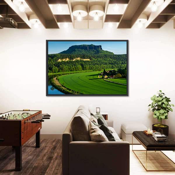 The Mountain Pfaffenstein Canvas Wall Art-3 Horizontal-Gallery Wrap-25" x 16"-Tiaracle