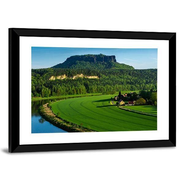 The Mountain Pfaffenstein Canvas Wall Art-3 Horizontal-Gallery Wrap-25" x 16"-Tiaracle