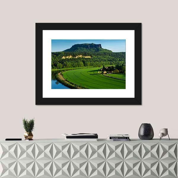 The Mountain Pfaffenstein Canvas Wall Art-3 Horizontal-Gallery Wrap-25" x 16"-Tiaracle