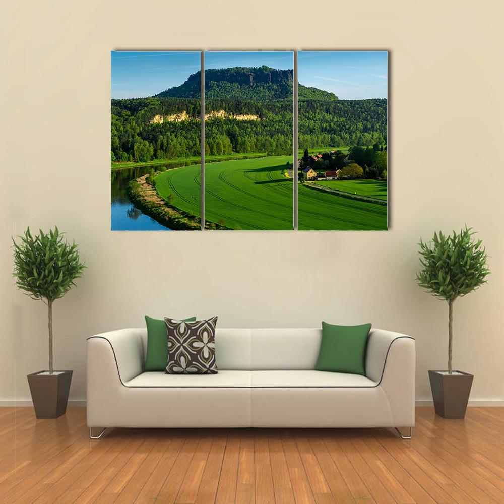 The Mountain Pfaffenstein Canvas Wall Art-3 Horizontal-Gallery Wrap-37" x 24"-Tiaracle