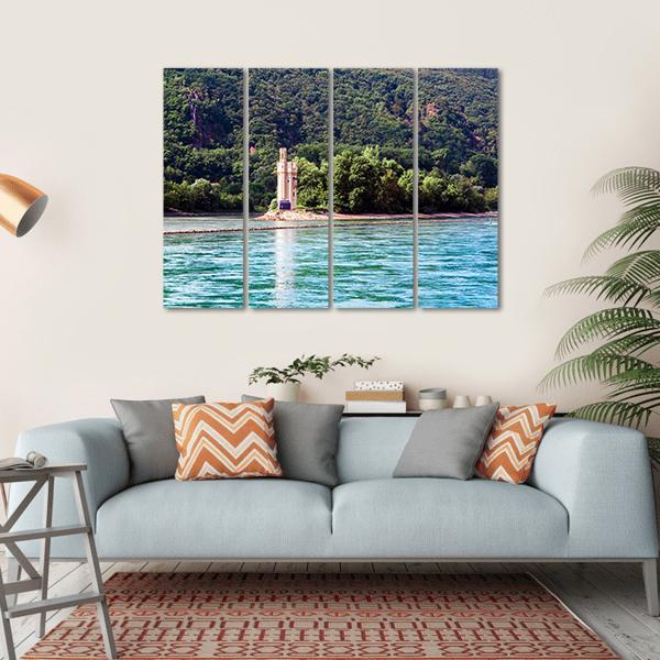 The Mouse Tower Berlin Canvas Wall Art-4 Horizontal-Gallery Wrap-34" x 24"-Tiaracle