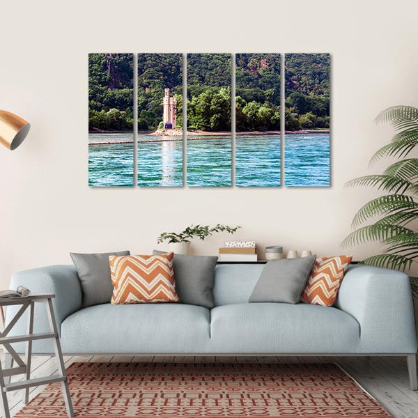 The Mouse Tower Berlin Canvas Wall Art-5 Horizontal-Gallery Wrap-22" x 12"-Tiaracle