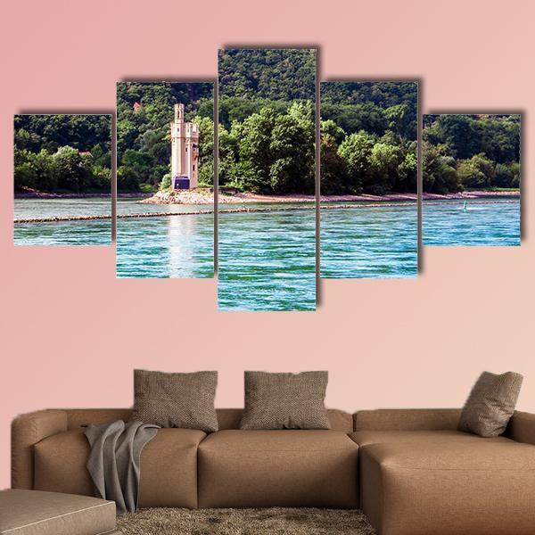 Mouse Tower Germany Canvas Wall Art-5 Star-Gallery Wrap-62" x 32"-Tiaracle