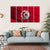 Flag Of Tunisia Canvas Wall Art-5 Horizontal-Gallery Wrap-22" x 12"-Tiaracle