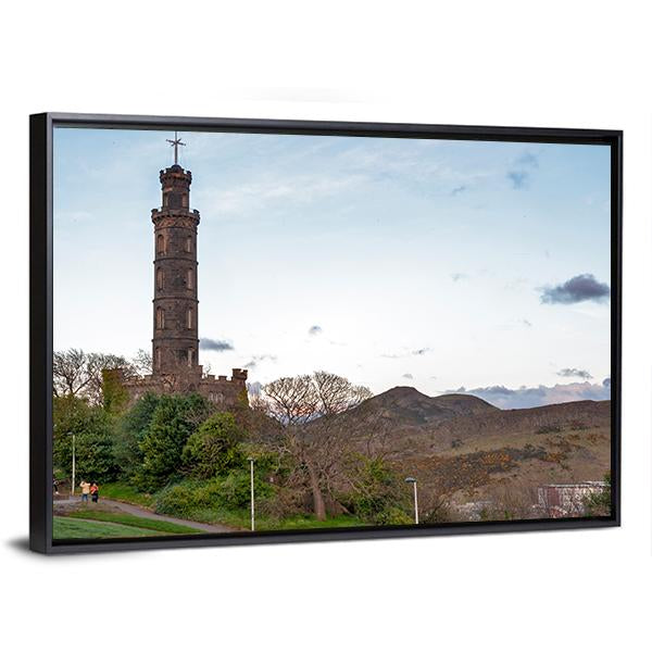 The Nelson Monument Mile Canvas Wall Art-3 Horizontal-Gallery Wrap-25" x 16"-Tiaracle