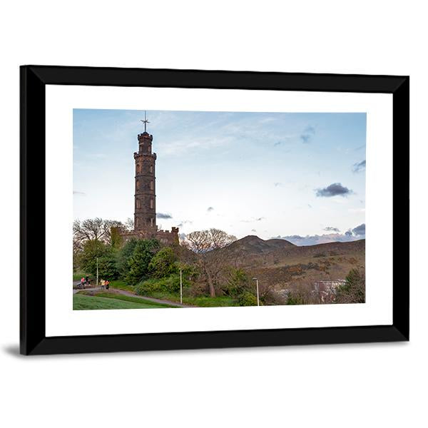 The Nelson Monument Mile Canvas Wall Art-3 Horizontal-Gallery Wrap-25" x 16"-Tiaracle