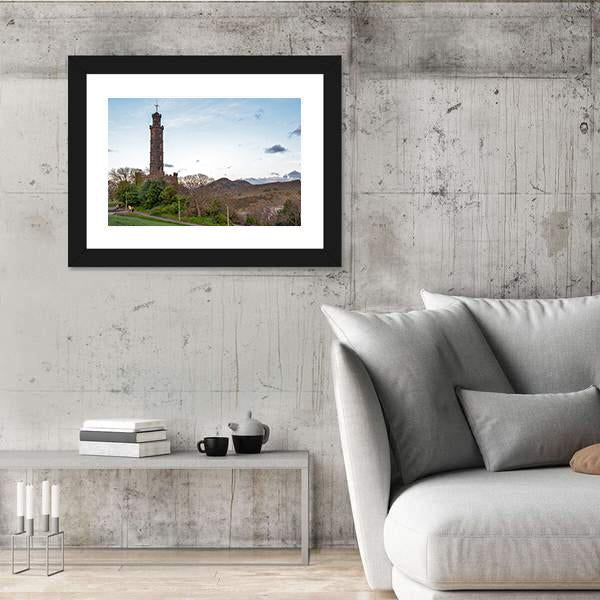 The Nelson Monument Mile Canvas Wall Art-3 Horizontal-Gallery Wrap-25" x 16"-Tiaracle