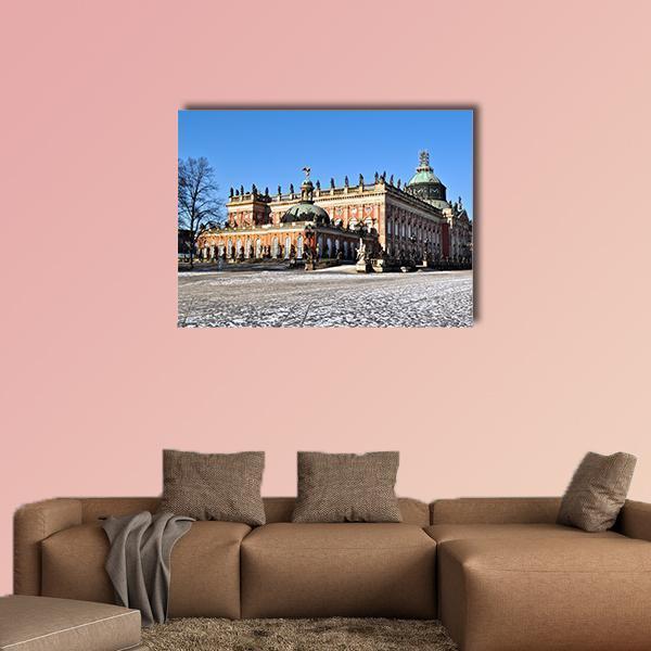 The Neues Palais Canvas Wall Art-1 Piece-Gallery Wrap-36" x 24"-Tiaracle