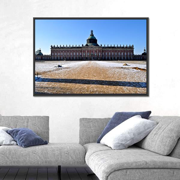 The Neues Palais Germany Canvas Wall Art-1 Piece-Floating Frame-36" x 24"-Tiaracle