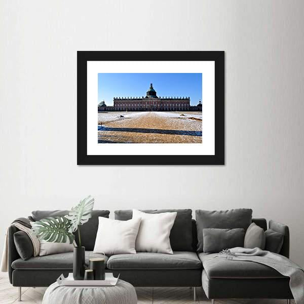 The Neues Palais Germany Canvas Wall Art-1 Piece-Framed Print-42" x 14"-Tiaracle