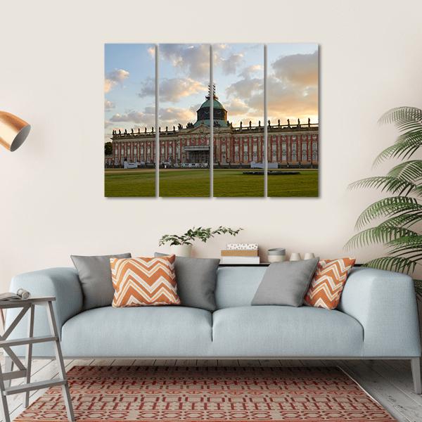 The Neues Palais In Germany Canvas Wall Art-4 Horizontal-Gallery Wrap-34" x 24"-Tiaracle