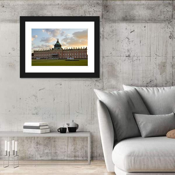 The Neues Palais In Germany Panoramic Canvas Wall Art-1 Piece-36" x 12"-Tiaracle