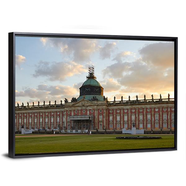 The Neues Palais In Germany Panoramic Canvas Wall Art-1 Piece-36" x 12"-Tiaracle