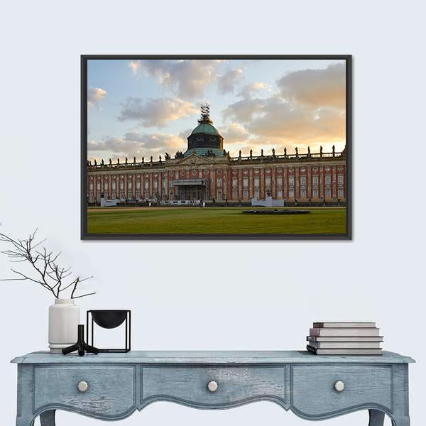 The Neues Palais In Germany Panoramic Canvas Wall Art-1 Piece-36" x 12"-Tiaracle