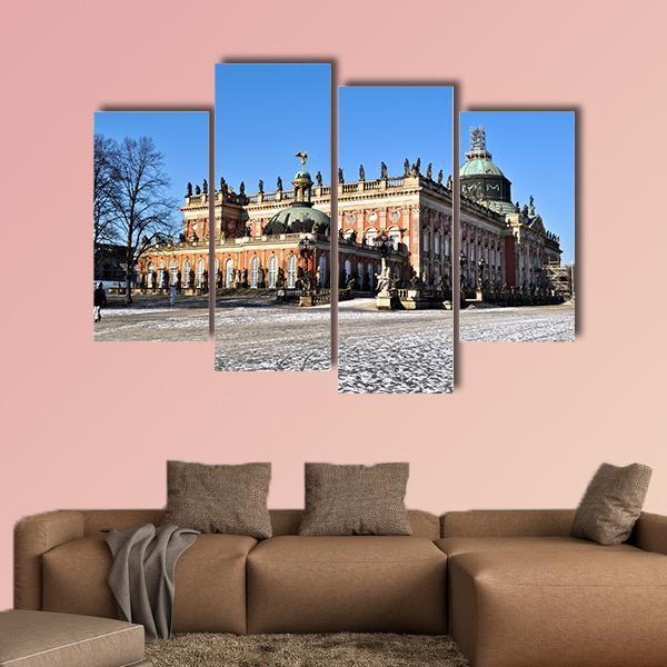 The Neues Palais Canvas Wall Art-4 Pop-Gallery Wrap-50" x 32"-Tiaracle