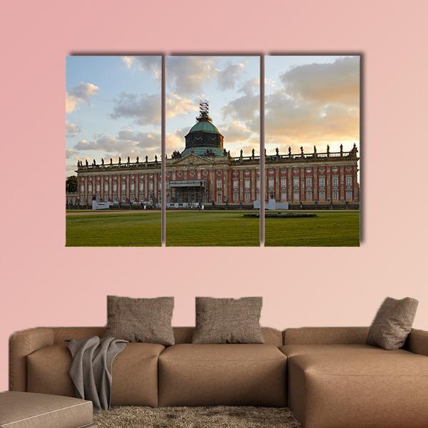 The Neues Palais In Germany Canvas Wall Art-3 Horizontal-Gallery Wrap-37" x 24"-Tiaracle