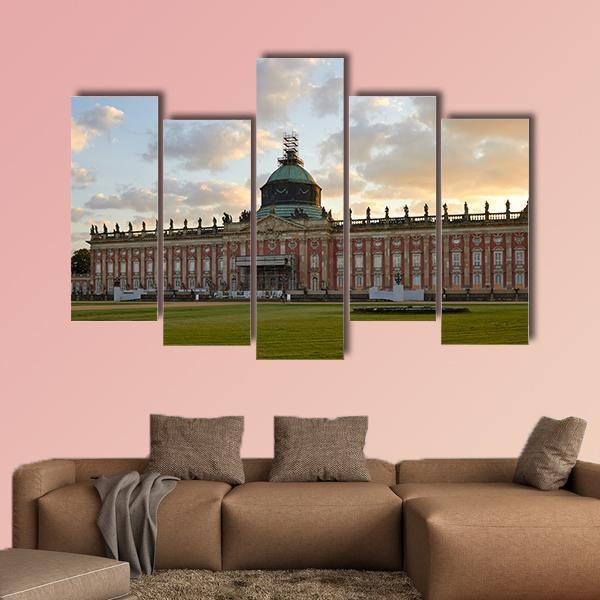 The Neues Palais In Germany Canvas Wall Art-5 Pop-Gallery Wrap-47" x 32"-Tiaracle