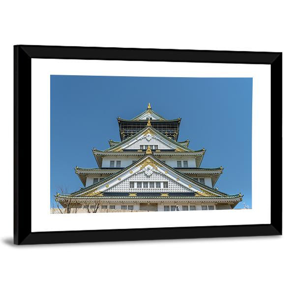 The Osaka Castle Canvas Wall Art-3 Horizontal-Gallery Wrap-25" x 16"-Tiaracle