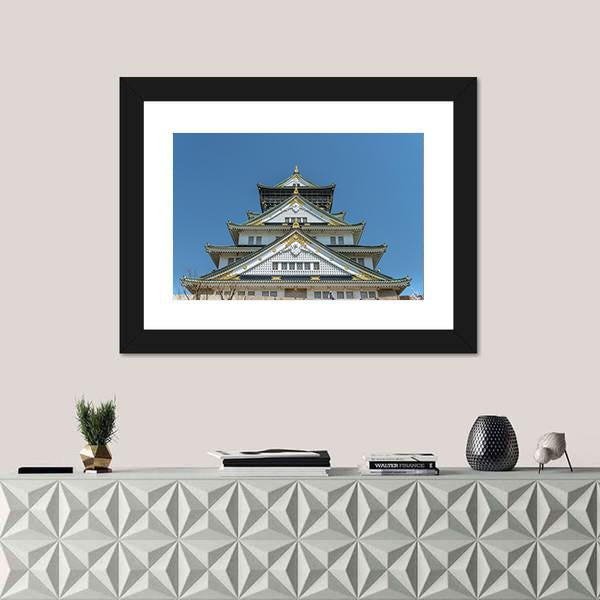 The Osaka Castle Canvas Wall Art-3 Horizontal-Gallery Wrap-25" x 16"-Tiaracle