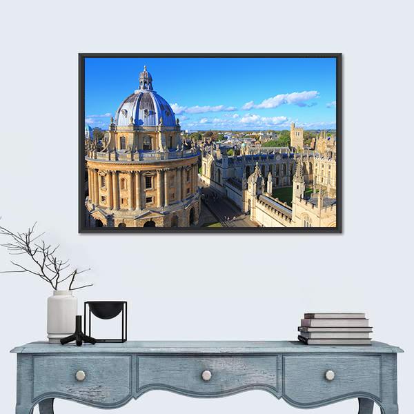 The Oxford University City Canvas Wall Art-5 Horizontal-Gallery Wrap-22" x 12"-Tiaracle